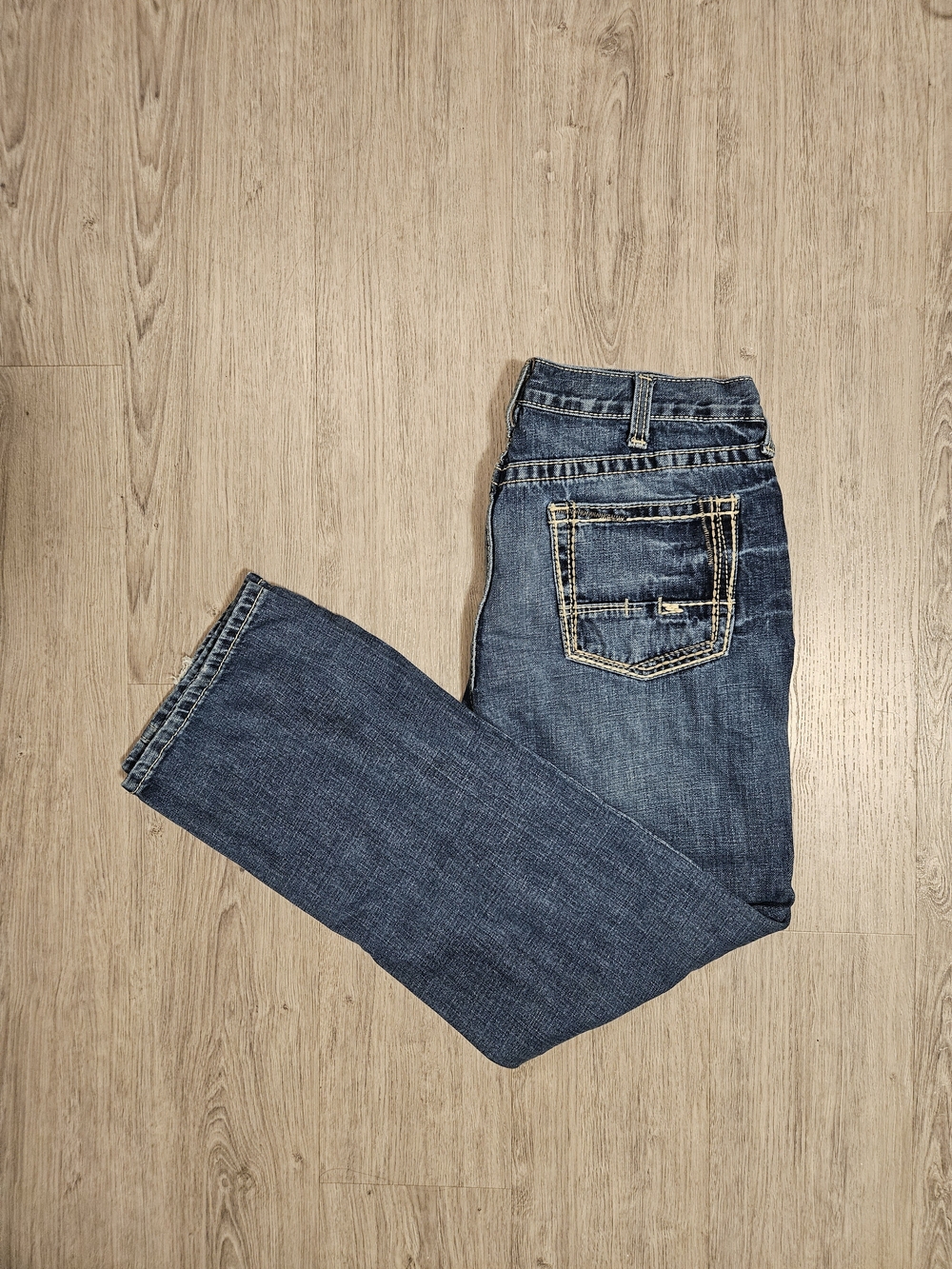 Ariat Men's M5 36x32 Straight Indigo Denim Jeans